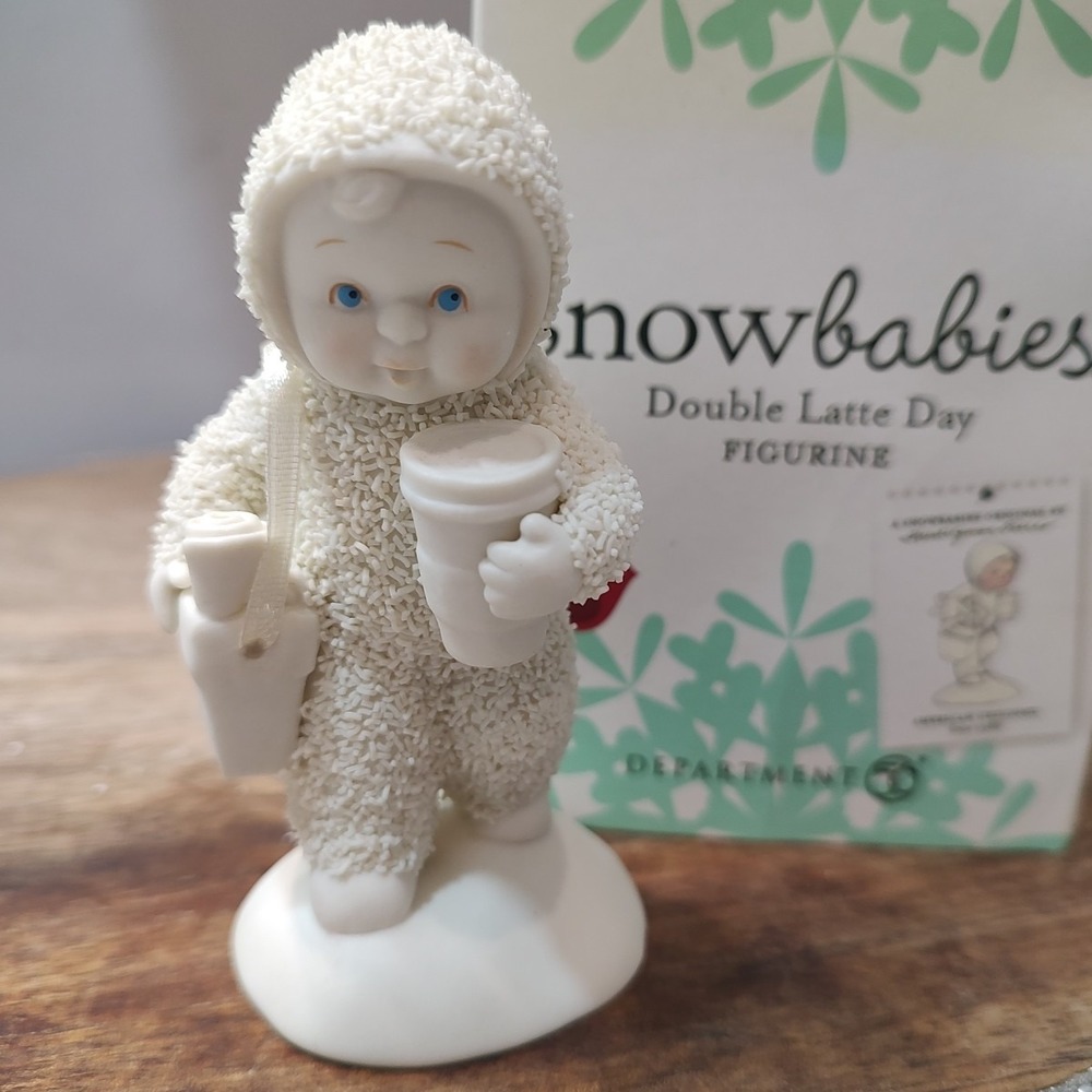 Department 56 Snowbabies Classics " Double Latte Day"‎ Figurine #4028192